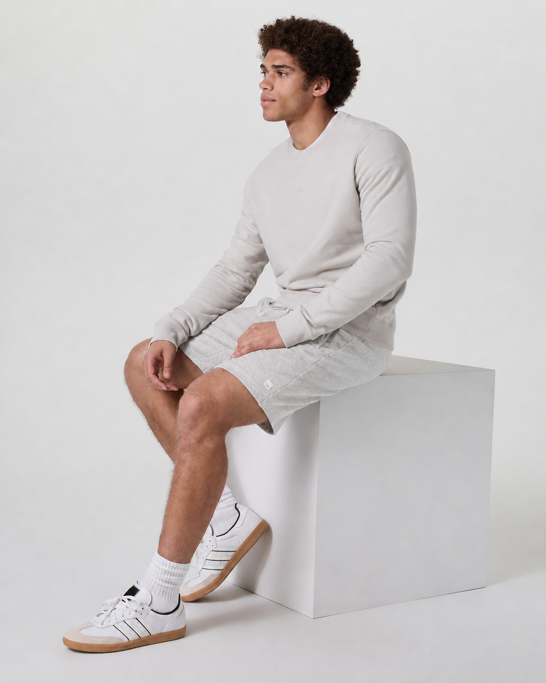 Cadence Way Classic-Fit Coast Short - Light Heather Grey