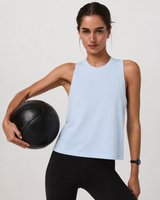 Cadence Top - Soft Sky Heather