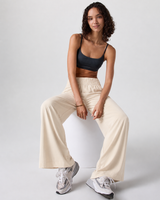Meridian Mark Wide-Leg Long-Length Everyday Pant - Bleached Sand