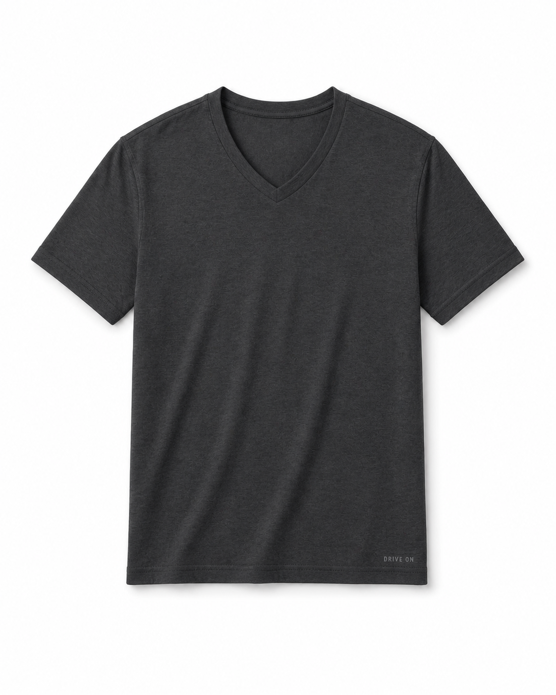 Axiom V-Neck Top - Charcoal Heather