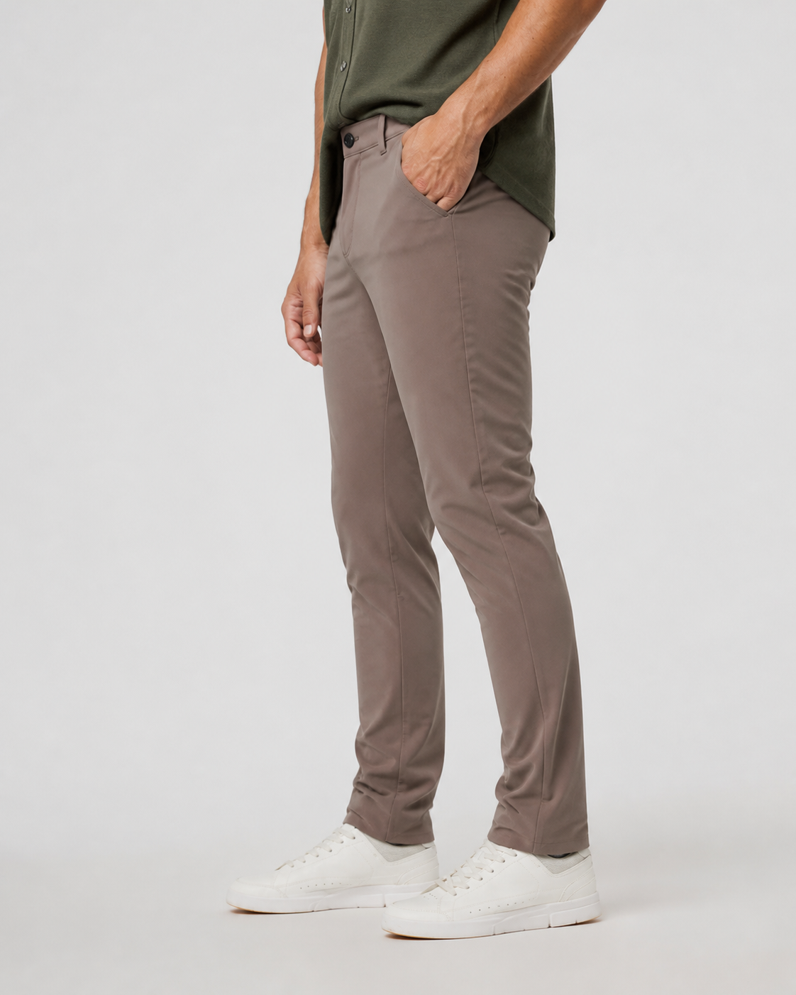 Signal Slim Training Pant - Mocha, view 4 of 6