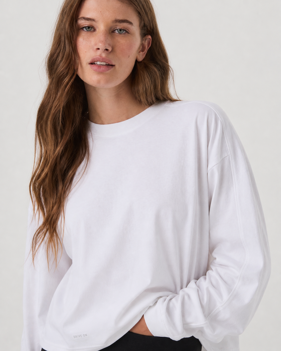 Flint Line Long-Sleeve Everyday Tee - White
