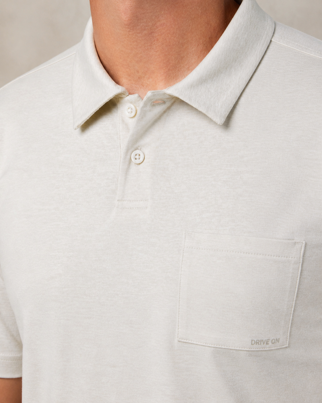 Clarity Short-Sleeve Performance Polo - Salt Heather