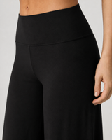Clarity Way Wide-Leg Long-Length Everyday Pant - Solid Black