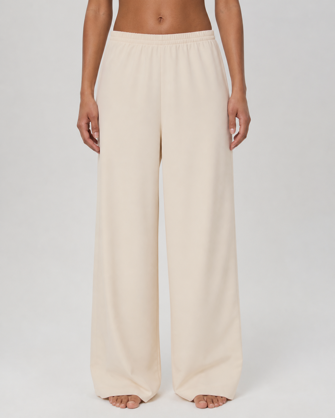 Delta Mark Wide-Leg Everyday Pant - Bleached Sand
