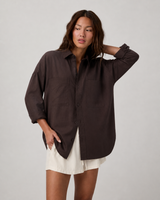 Orbit Button-Up Shirt - French Roast
