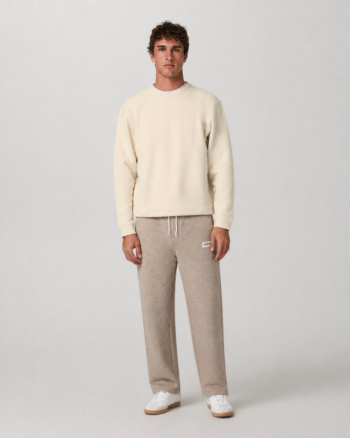 Cadence Straight-Leg Sweatpant - Acorn Heather