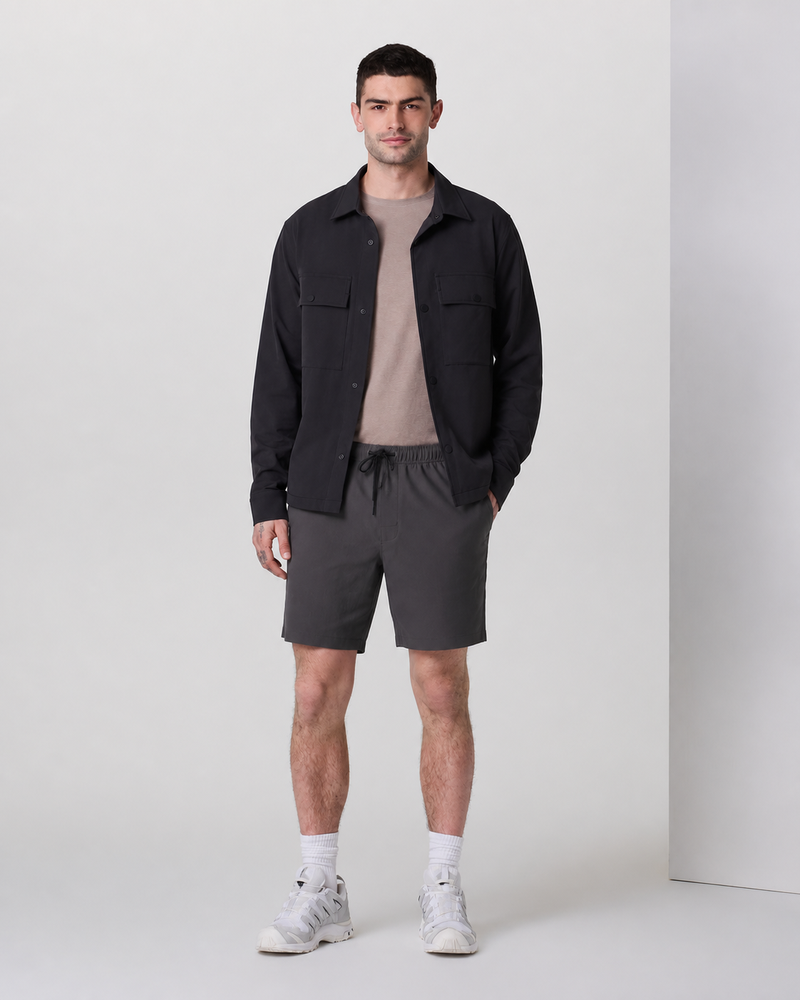 Harbor Classic-Fit Everyday Short - Charcoal