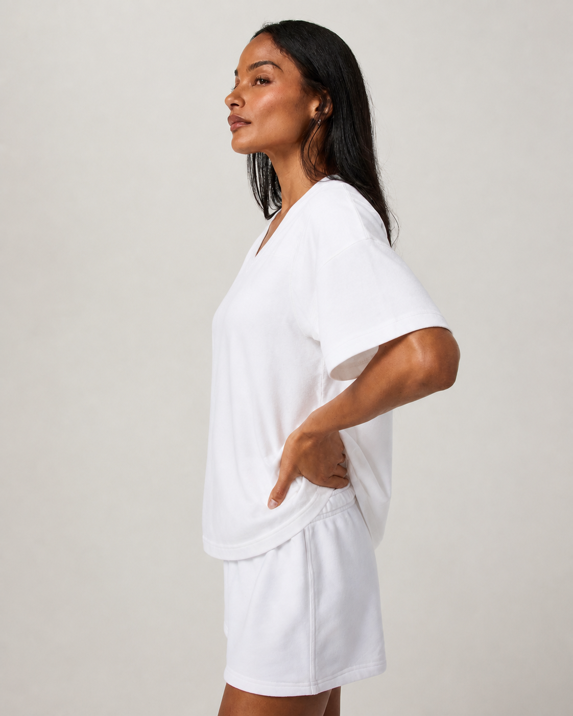 Compass Line Everyday Tee - White