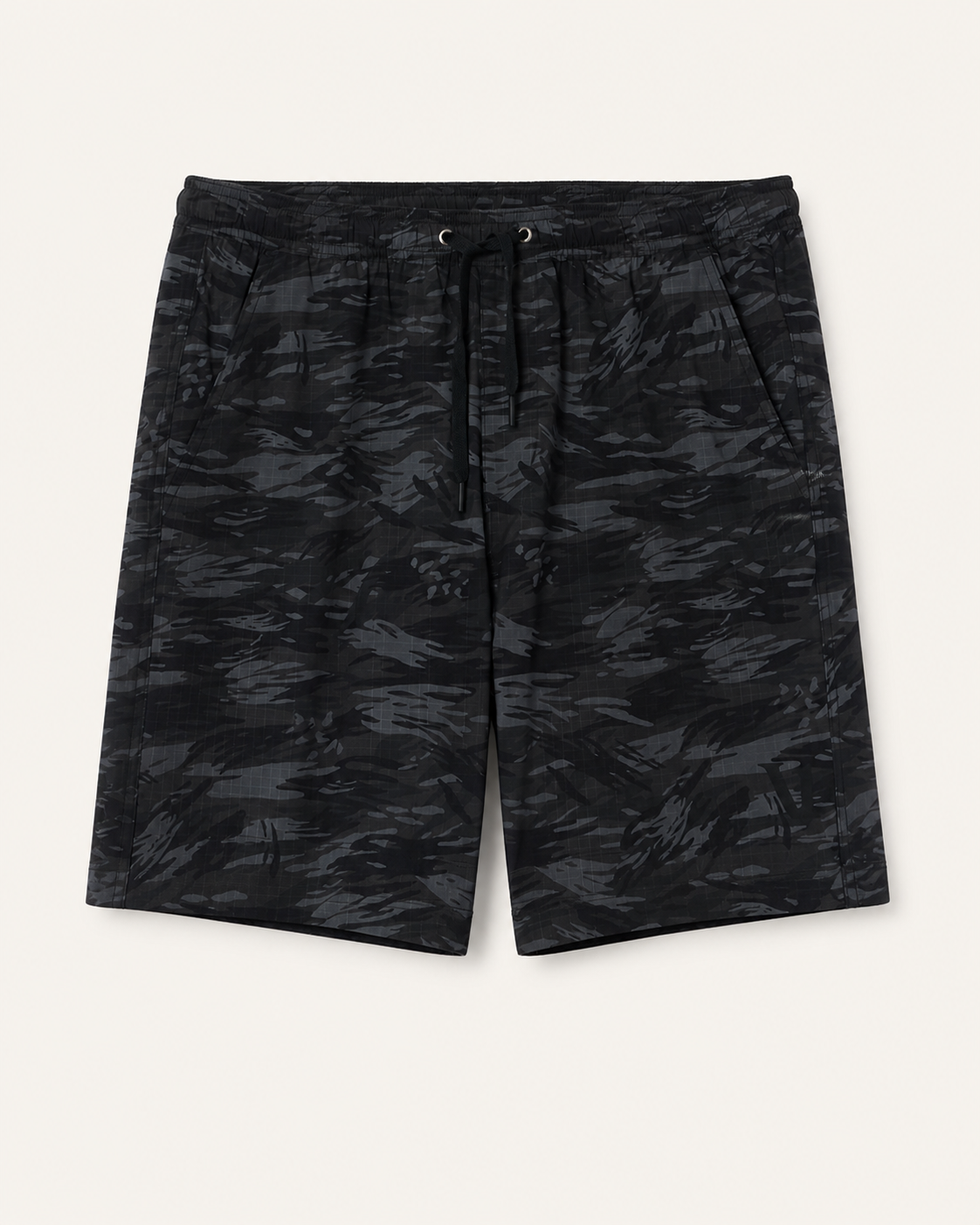 Beacon Line 7-Inch Lined Everyday Short - Black Riptide Camo