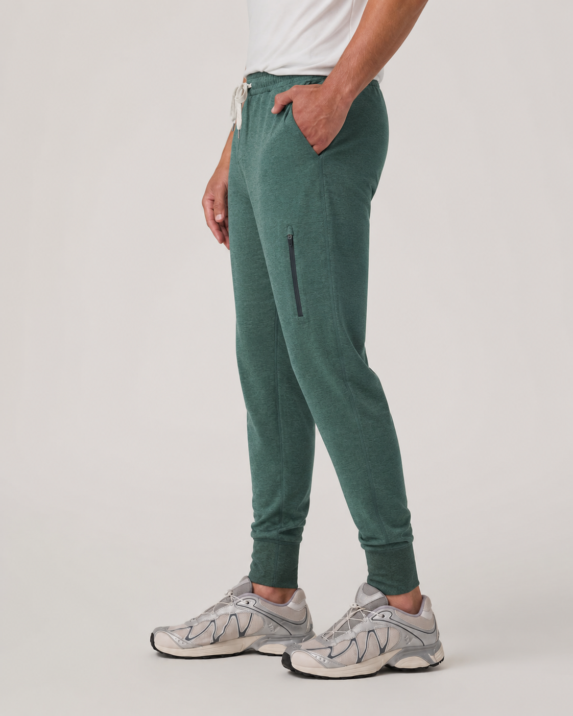 Kinetic Long-Length Training Jogger - Agate Green Heather