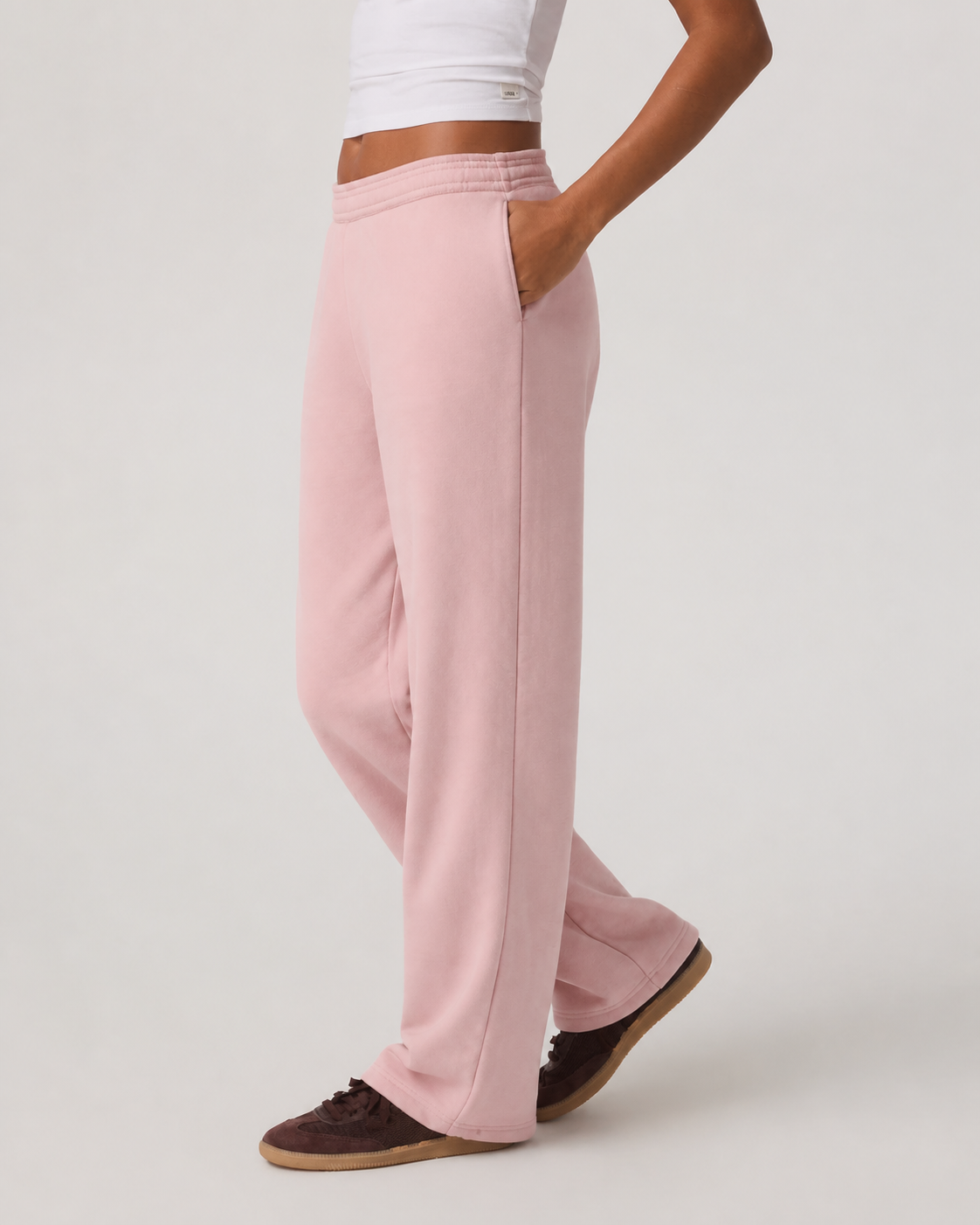 Kinetic Straight-Leg Sweatpant - Vintage Rose