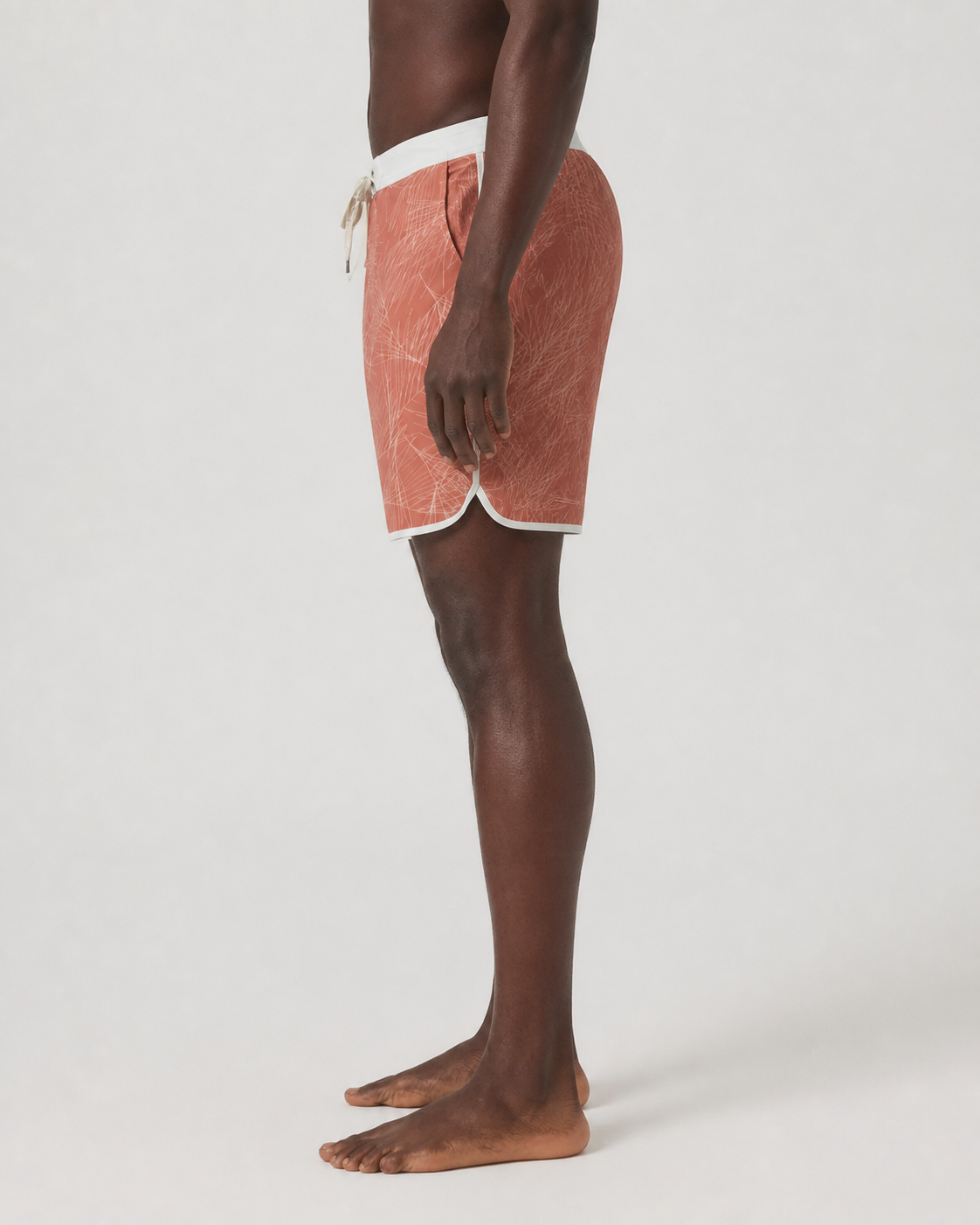 Axiom 7-Inch Boardshort - Vintage Red Palm Shadow
