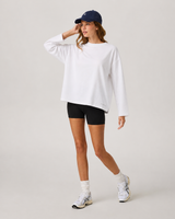 Flint Line Long-Sleeve Everyday Tee - White