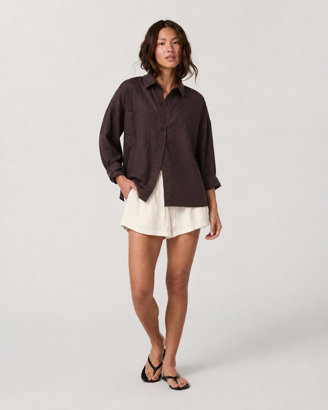 Orbit Button-Up Shirt - French Roast
