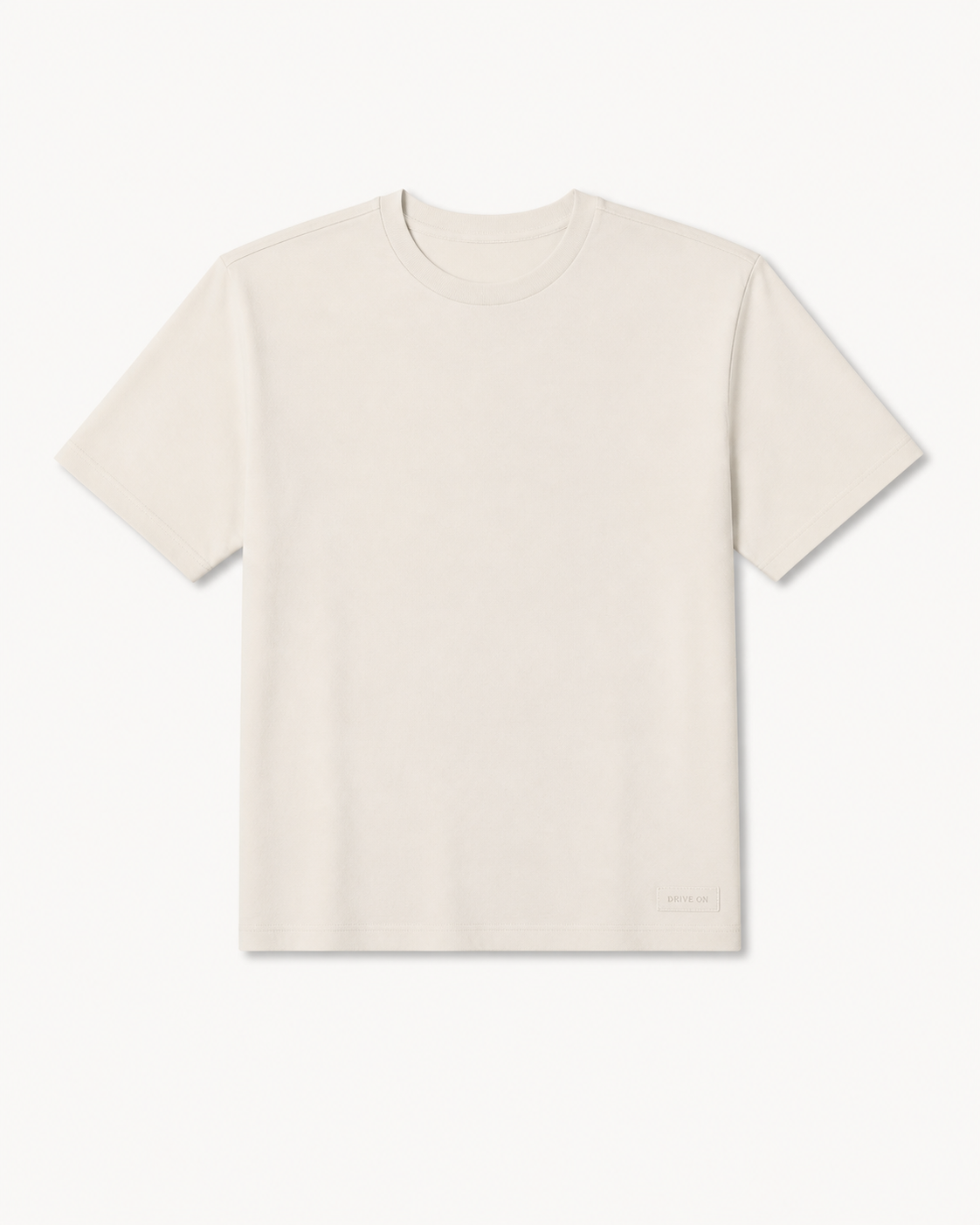 Rowan Short-Sleeve Relaxed-Fit Everyday Tee - Ivory, view 6 of 6