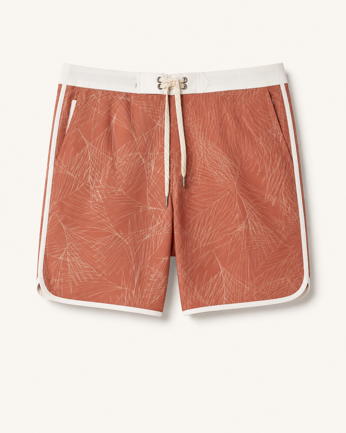 Axiom 7-Inch Boardshort - Vintage Red Palm Shadow