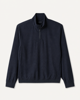 Harbor Quarter-Zip Pullover - Ink Linen Texture