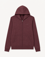 Ember Full-Zip Hoodie - Sangria Heather