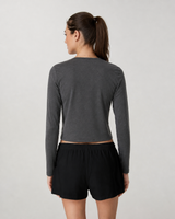 Alto Everyday Cardigan - Charcoal Heather