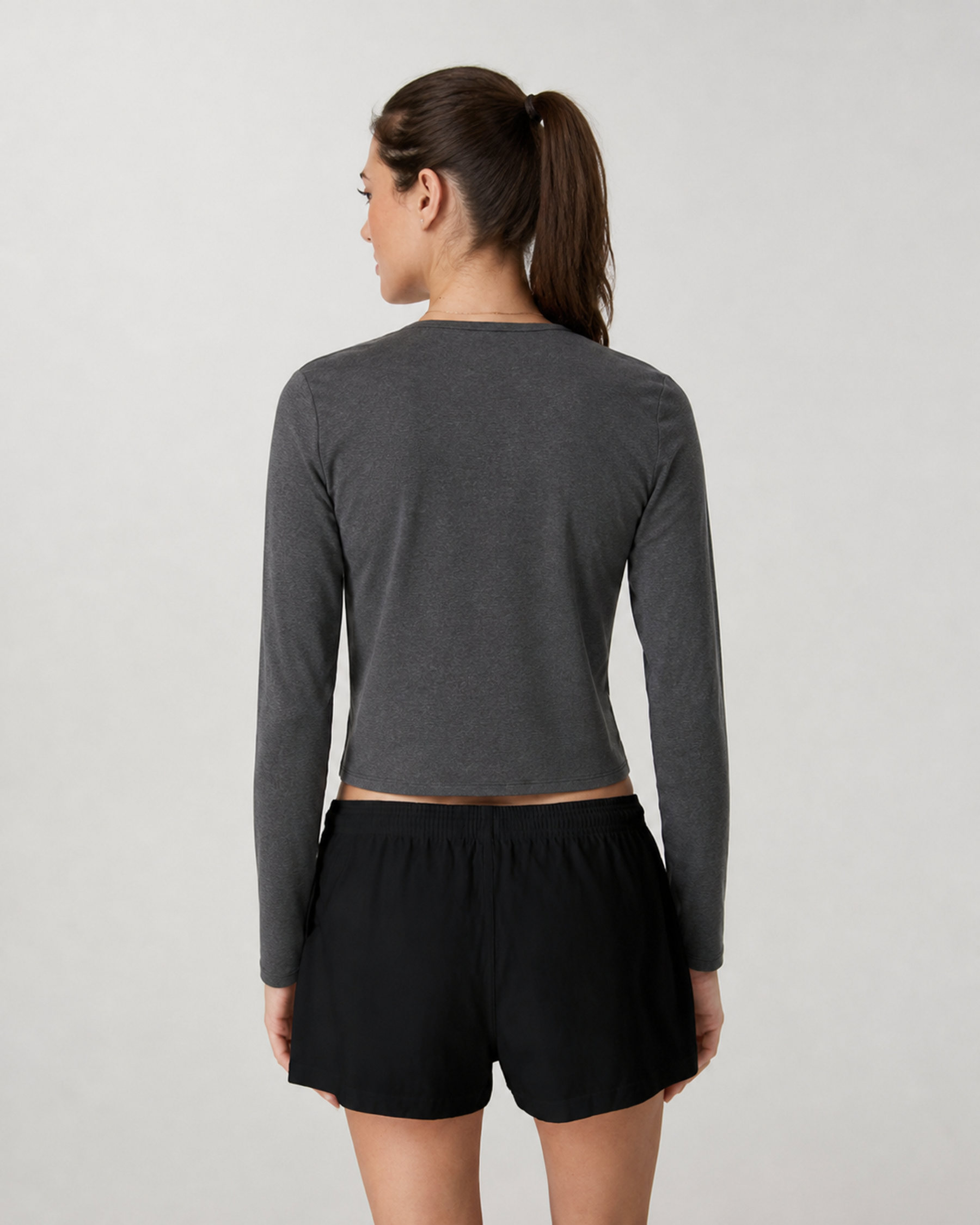 Alto Everyday Cardigan - Charcoal Heather
