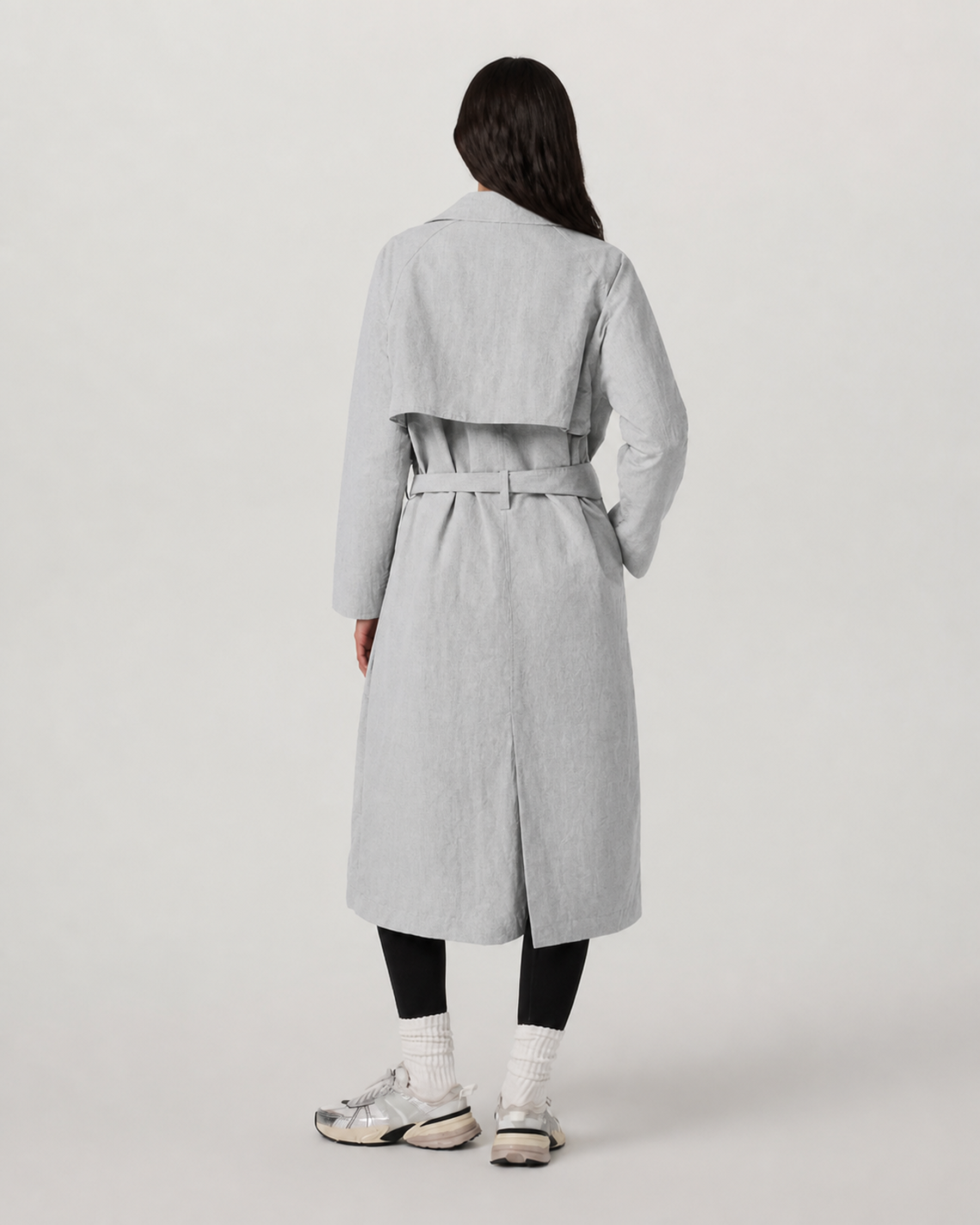 Brio Transit Coat - Light Heather Grey