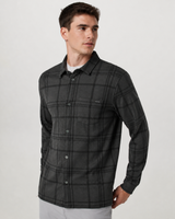 Delta Long-Sleeve Button-Down Shirt - Dark Pewter