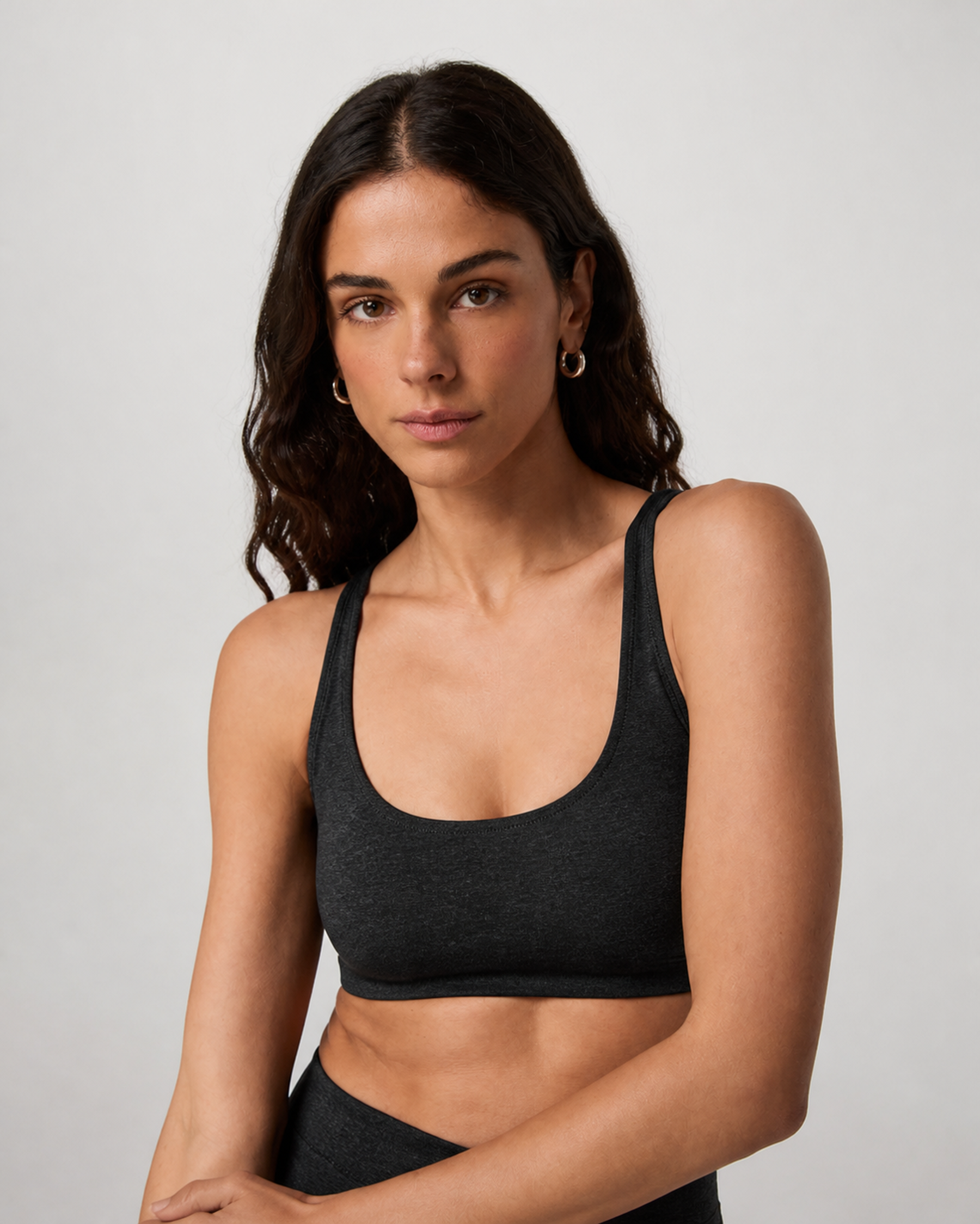 Cedar Movement Bra - Black Heather