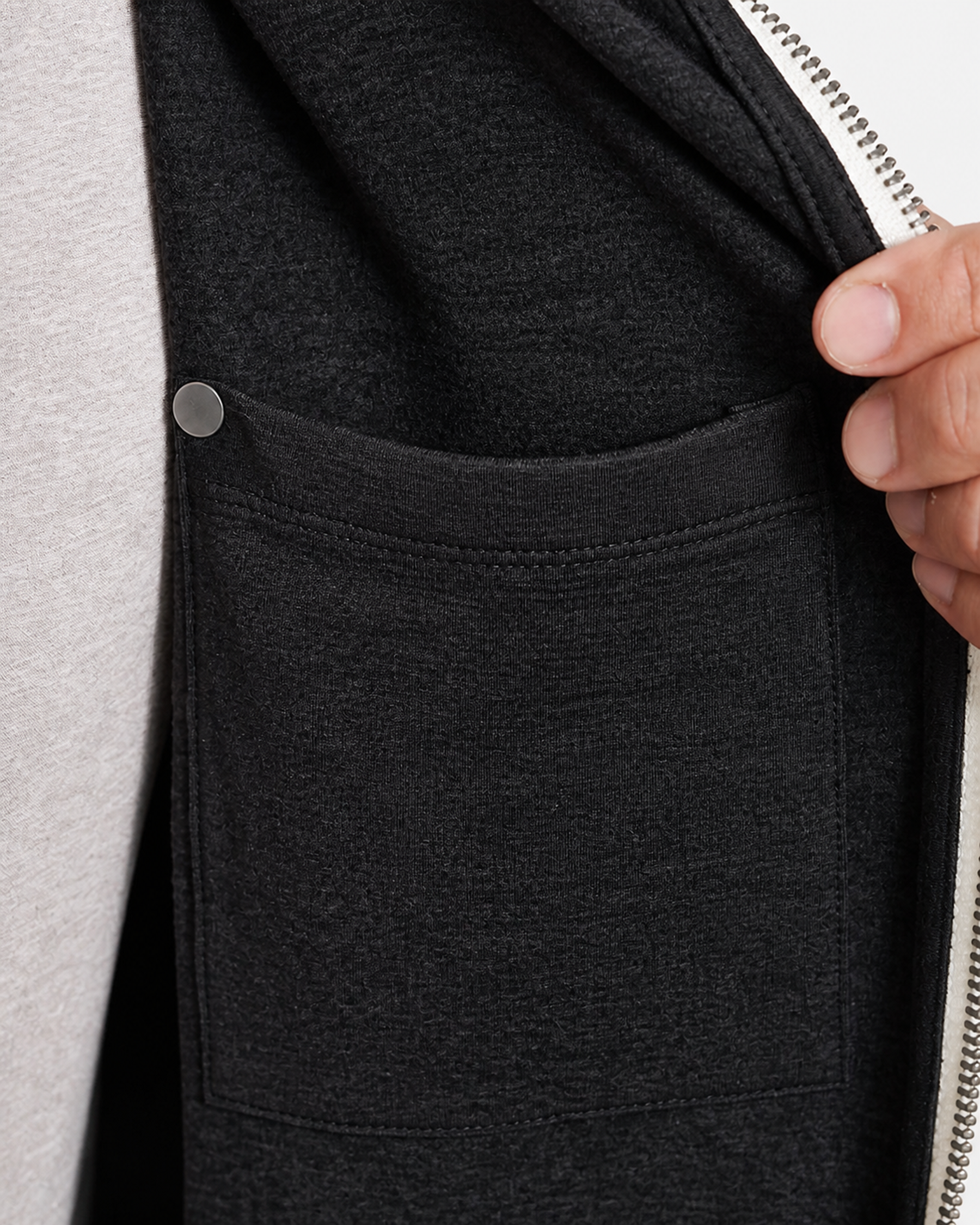 Axiom 2.0 Full-Zip Hoodie - Black Heather