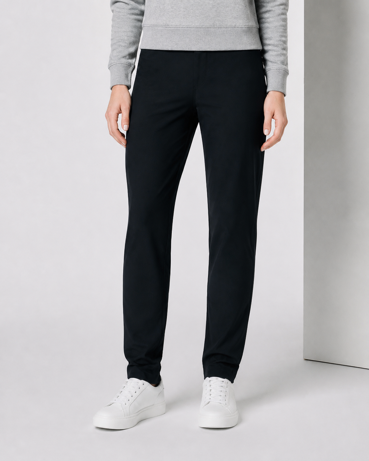 Beacon Line Wide-Leg Transit Trouser - Black