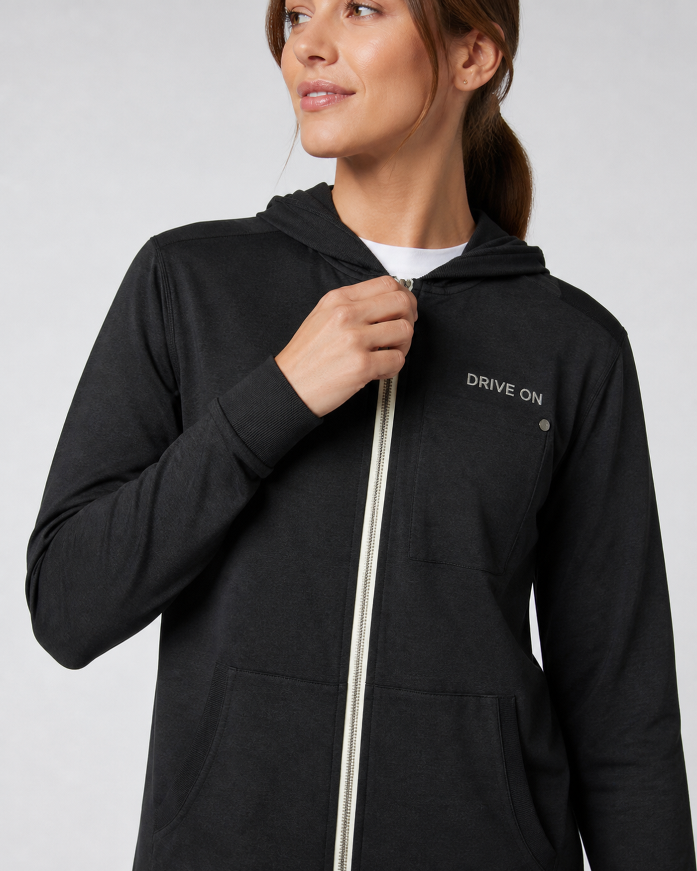 Relay 2.0 Performance Hoodie - Black Heather
