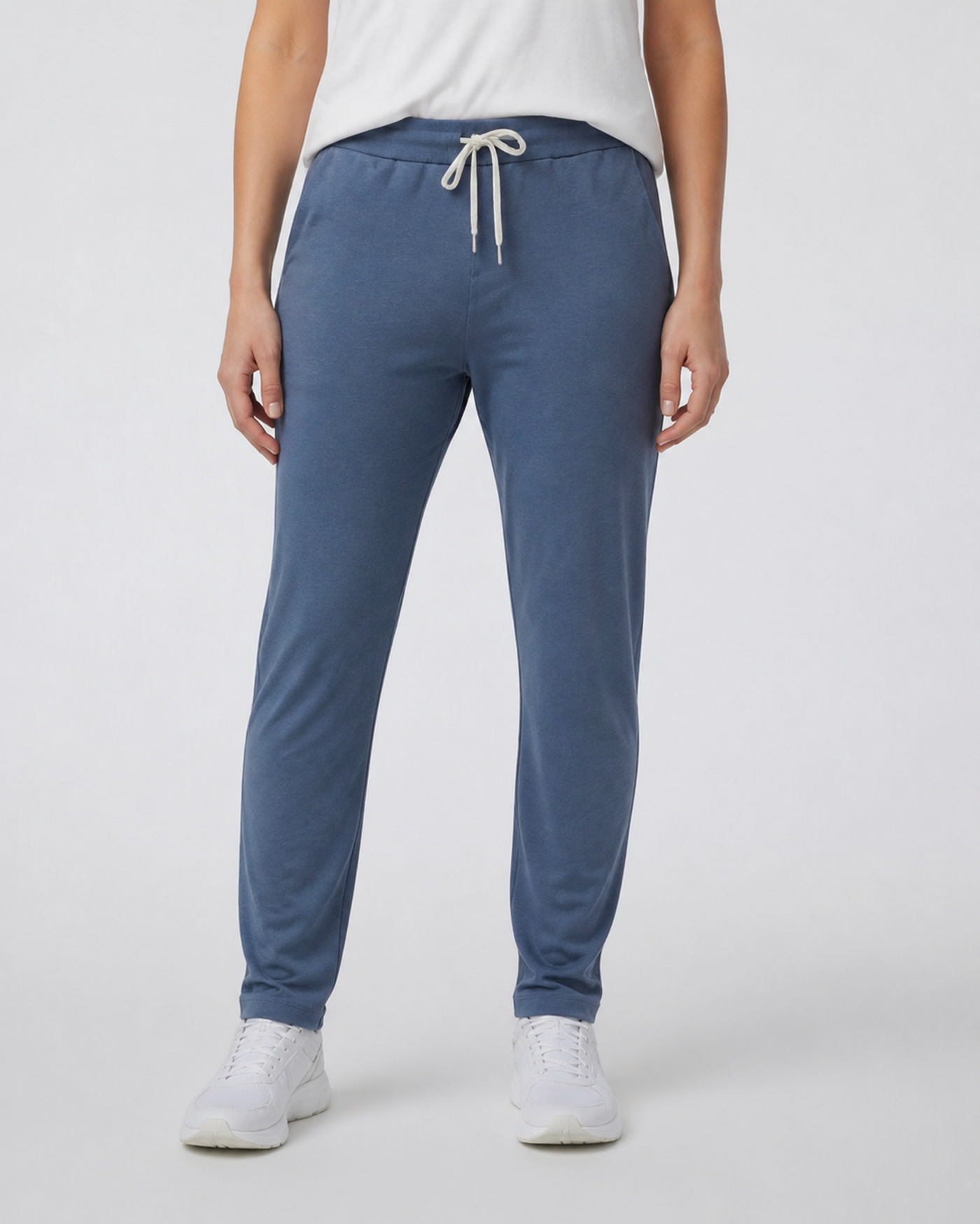 Harbor Way Wide-Leg Long-Length Everyday Pant - Blue Coast Heather