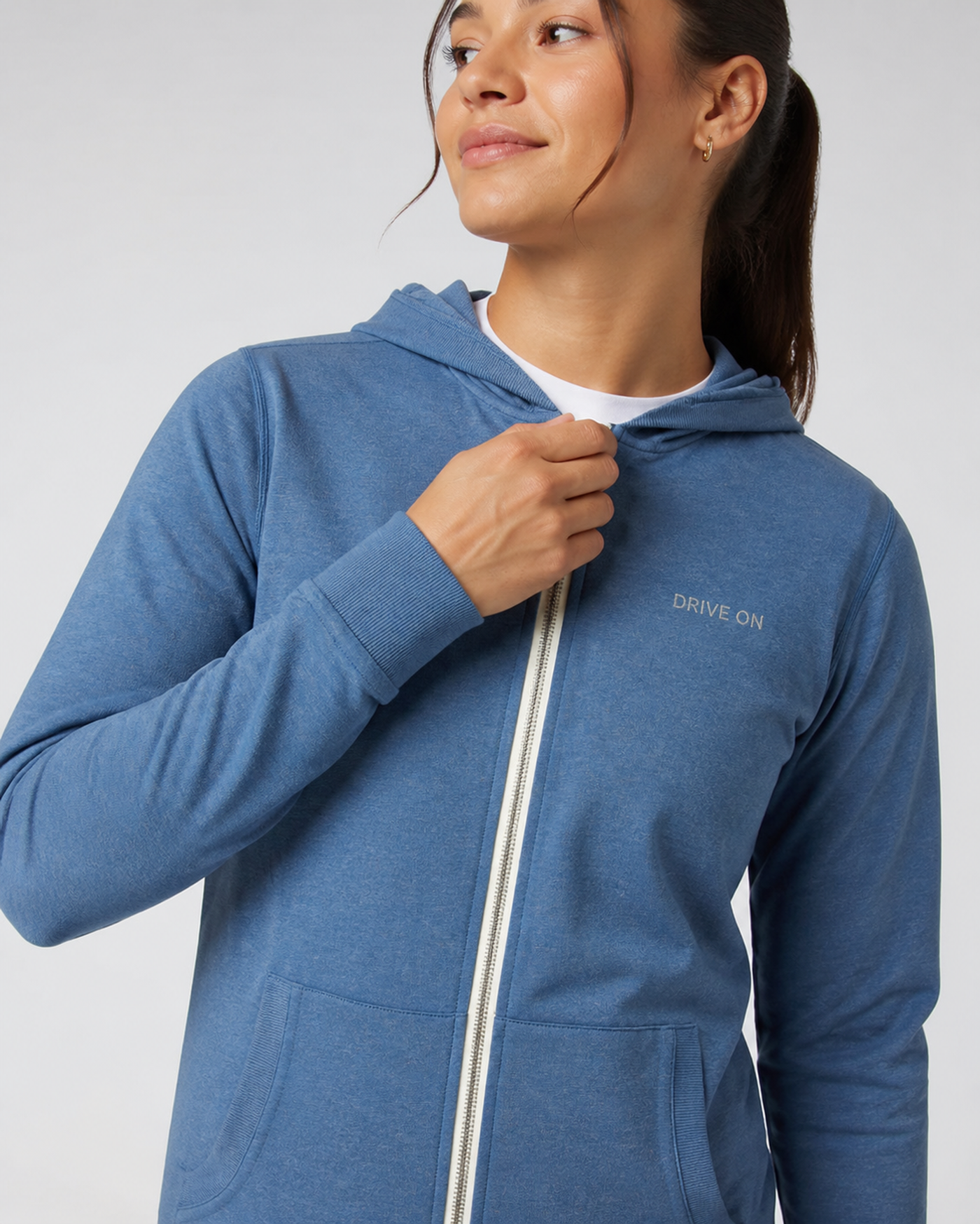 Prime Full-Zip Hoodie - Blue Coast Heather