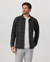 Delta Long-Sleeve Button-Down Shirt - Dark Pewter
