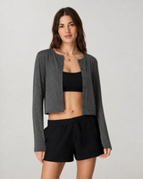 Alto Everyday Cardigan - Charcoal Heather