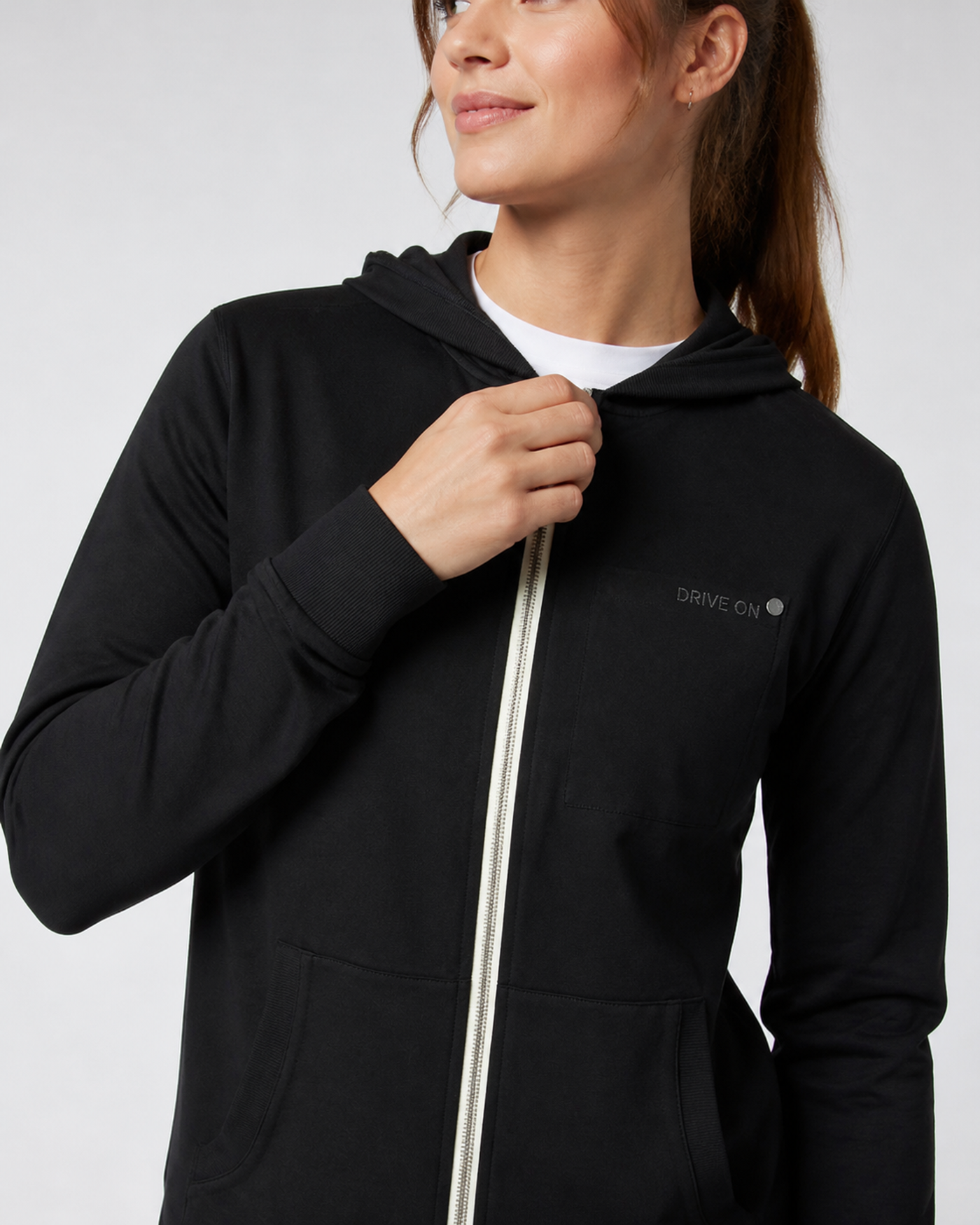 Nexus Full-Zip Hoodie - Black