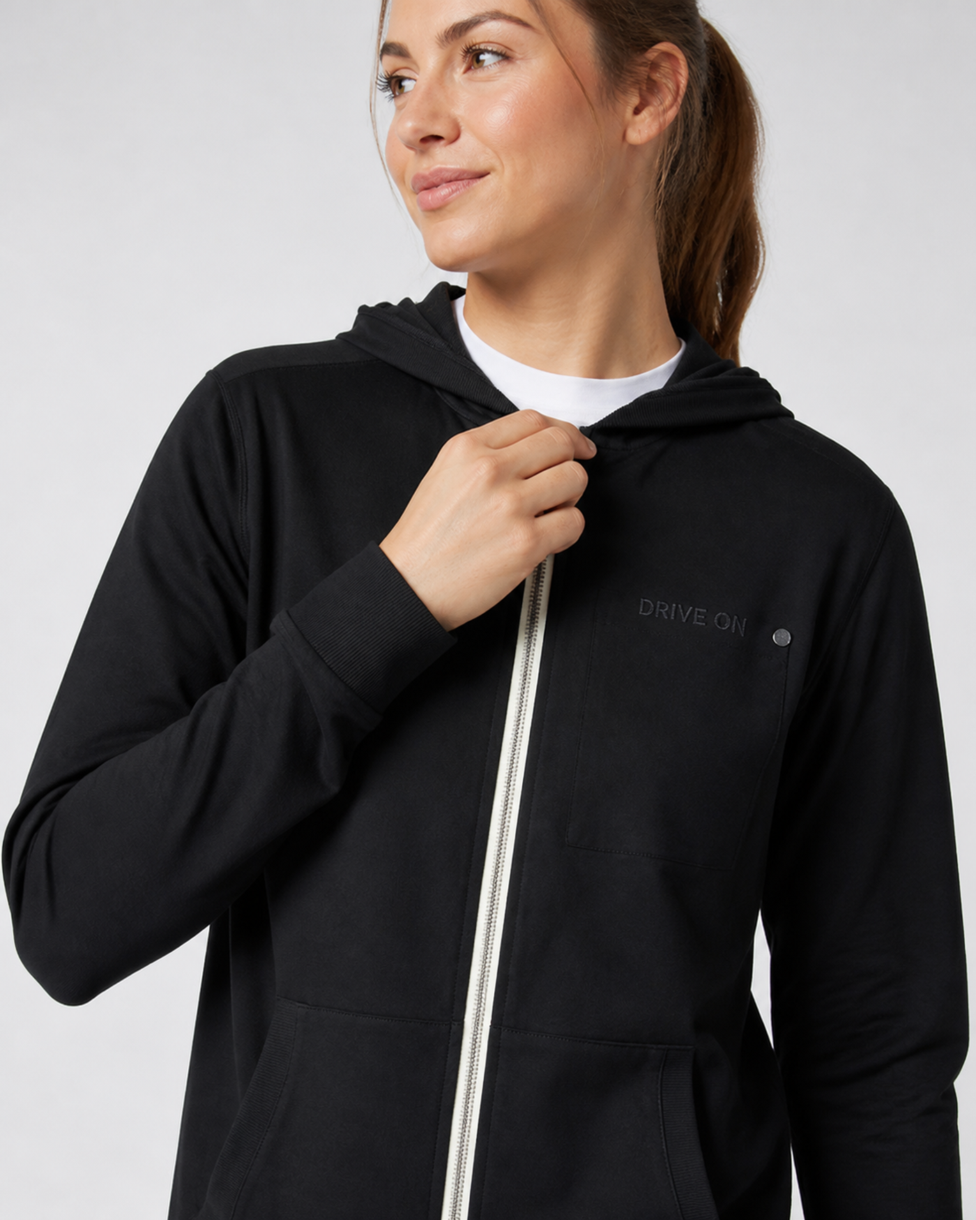 Alder Line Hoodie - Black