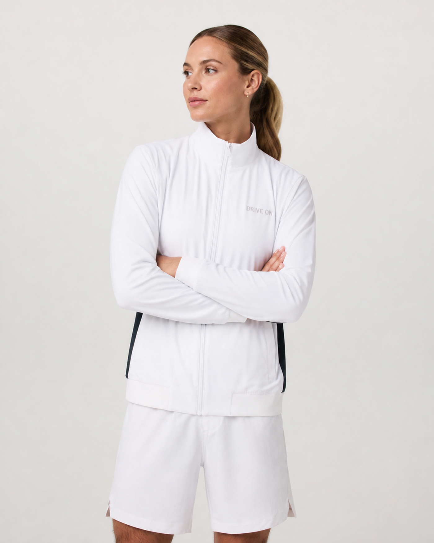 Latitude Line Movement Jacket - White