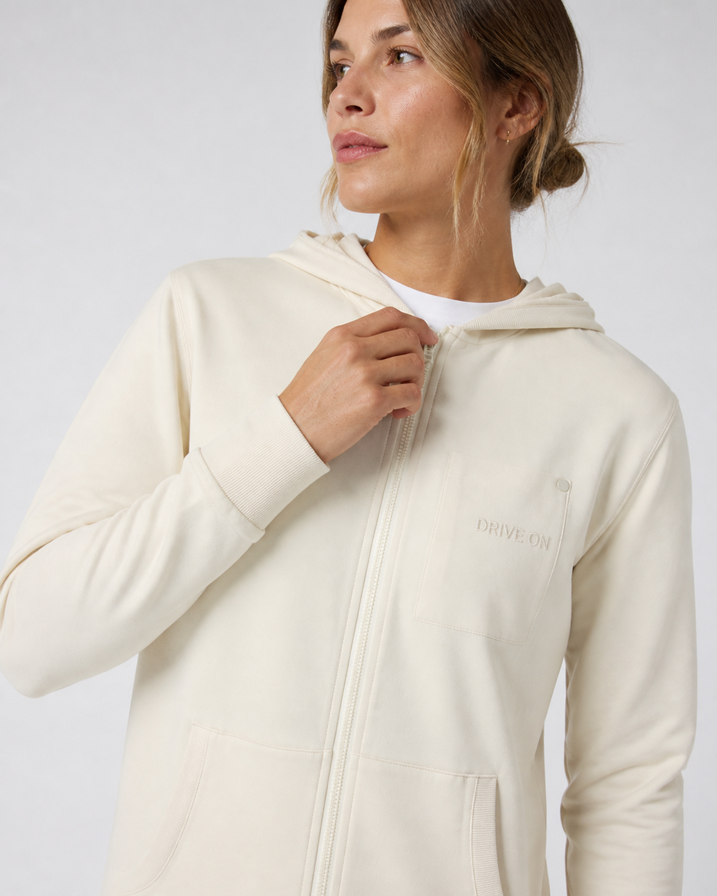 Vector Oversized Hoodie - Ecru
