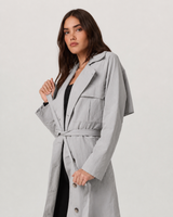 Brio Transit Coat - Light Heather Grey
