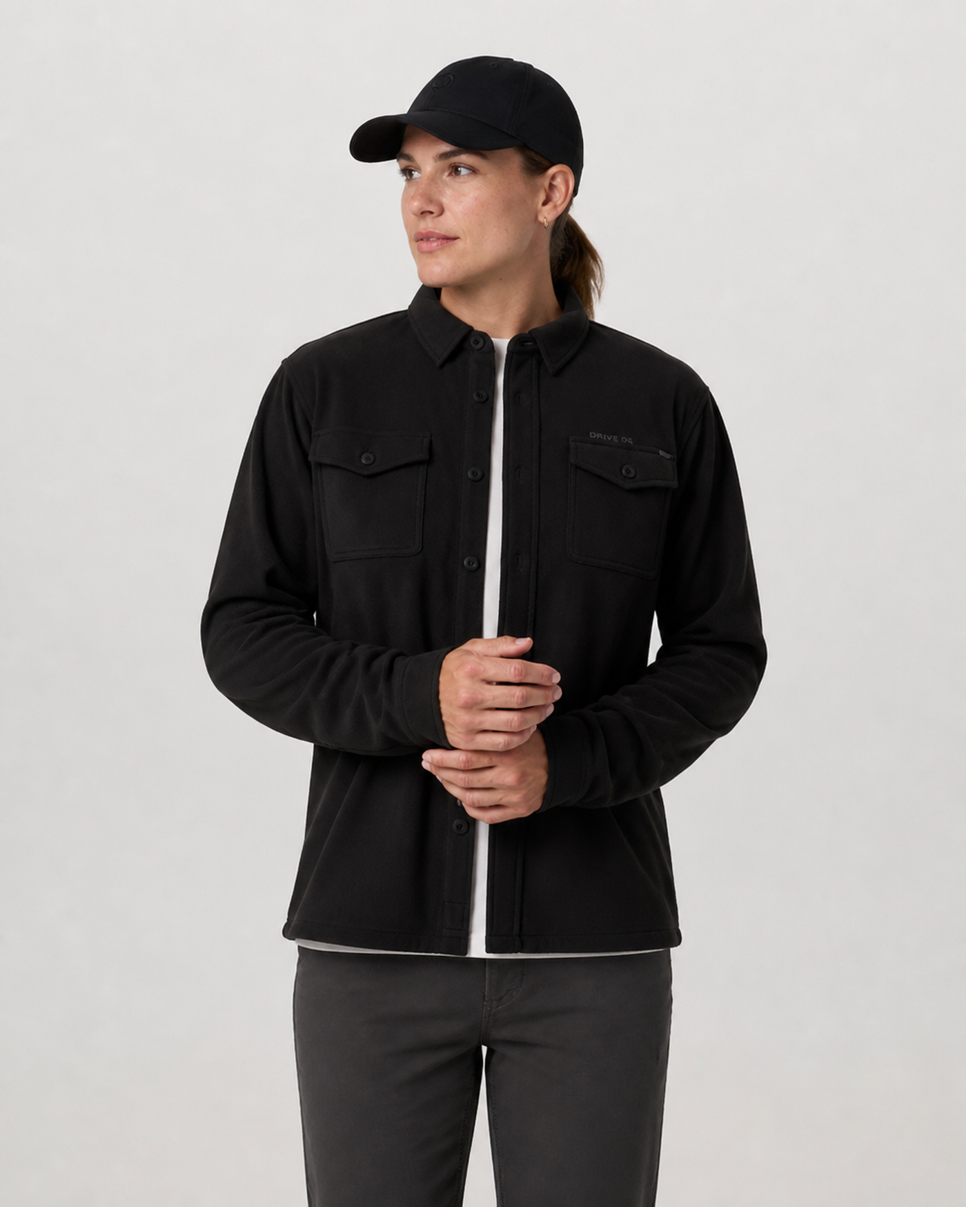 Kinetic Line Movement Jacket - Black