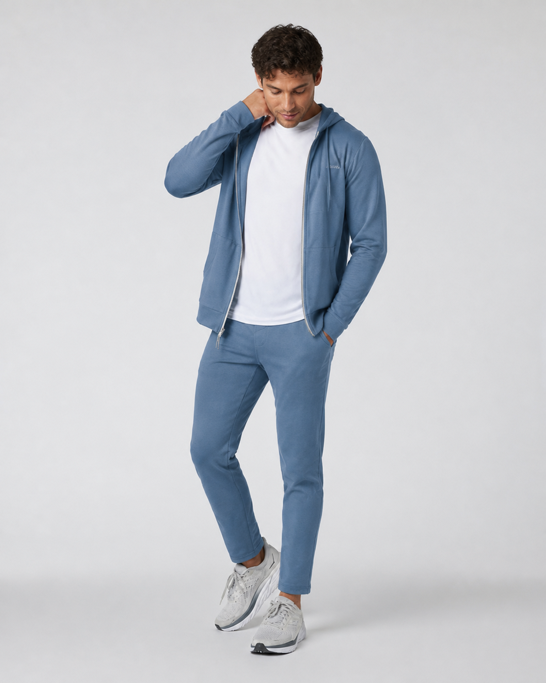 Ember Full-Zip Hoodie - Azure Heather