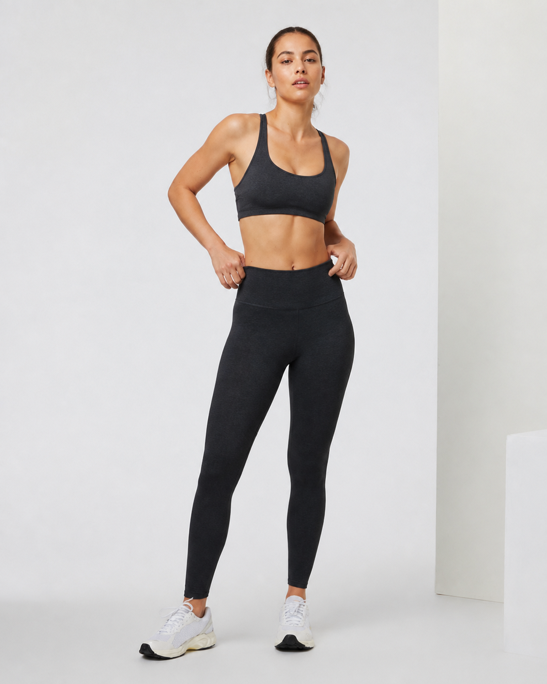 Cedar Movement Bra - Black Heather