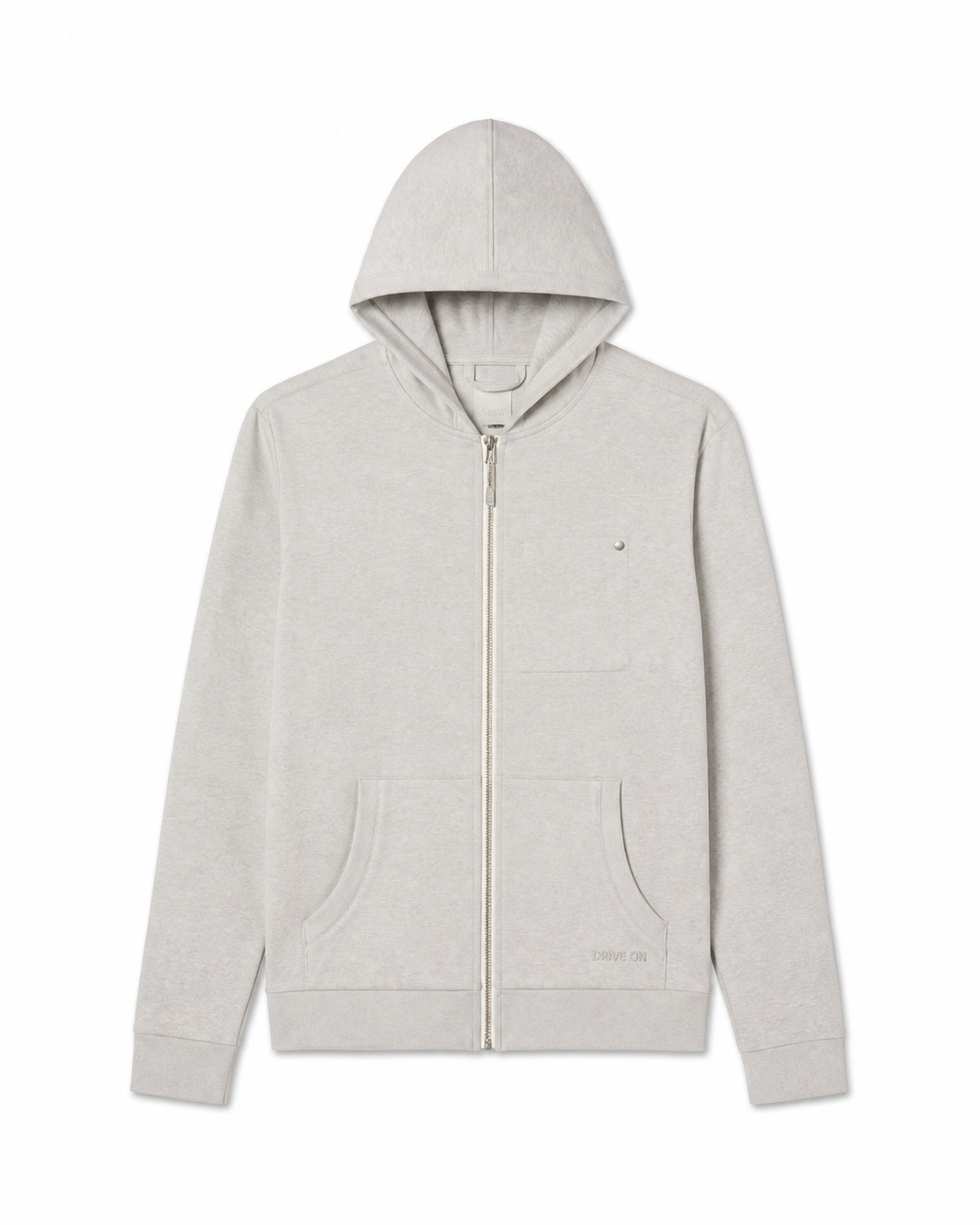 Compass Hoodie - Pale Heather Grey