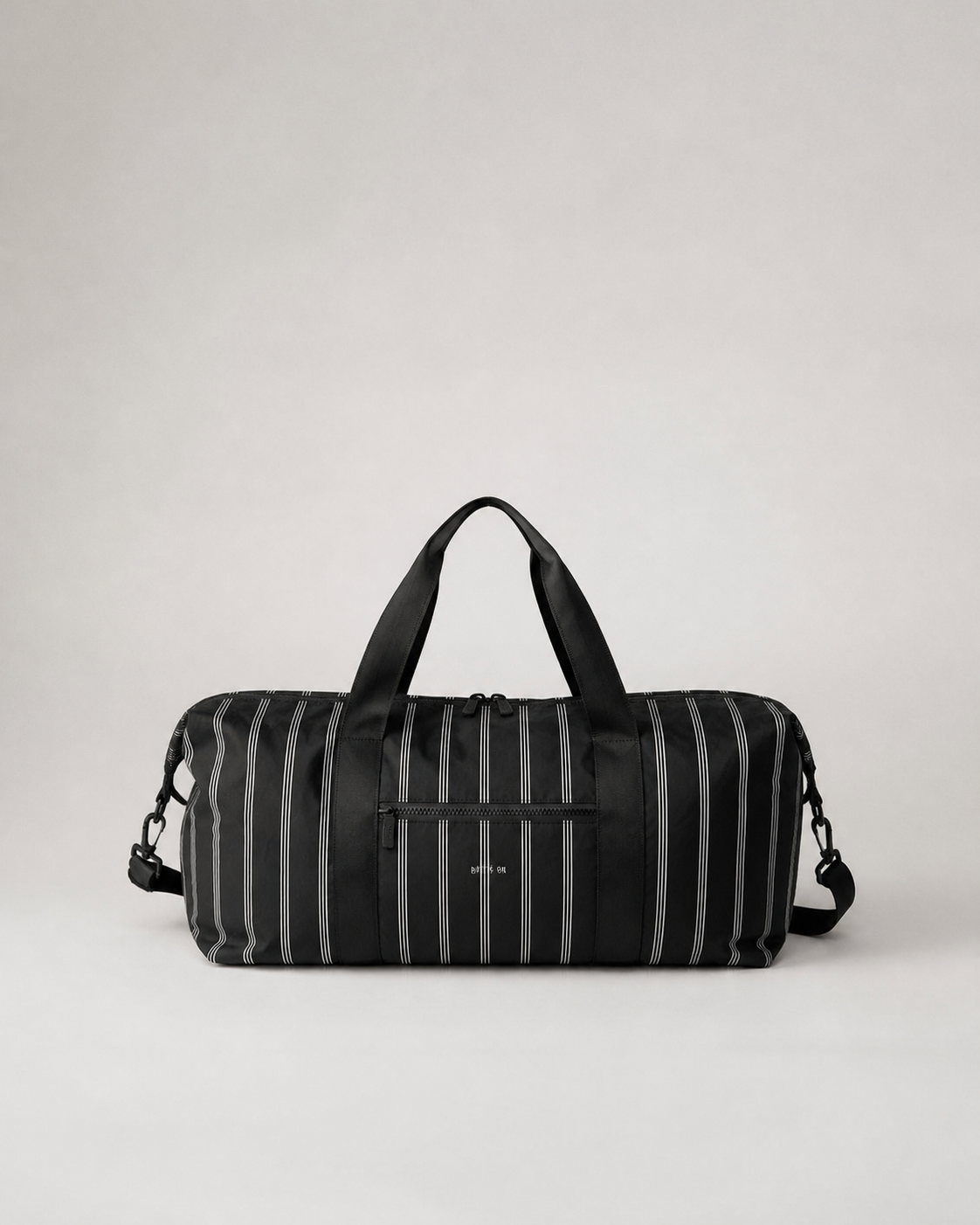 Alder Weekender Bag - Black Charter Stripe