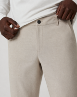 Alto Slim-Fit Transit Trouser - Khaki Linen Texture