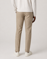 Alto Slim-Fit Transit Trouser - Khaki Linen Texture