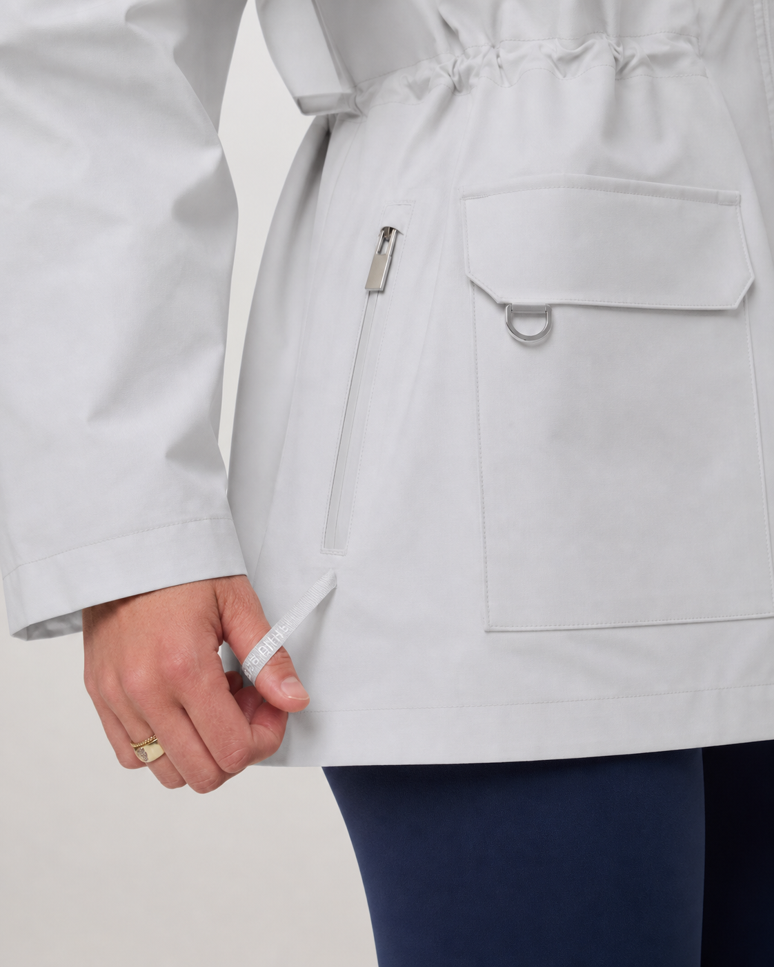 Alto Way Rain Jacket - Silver Cloud