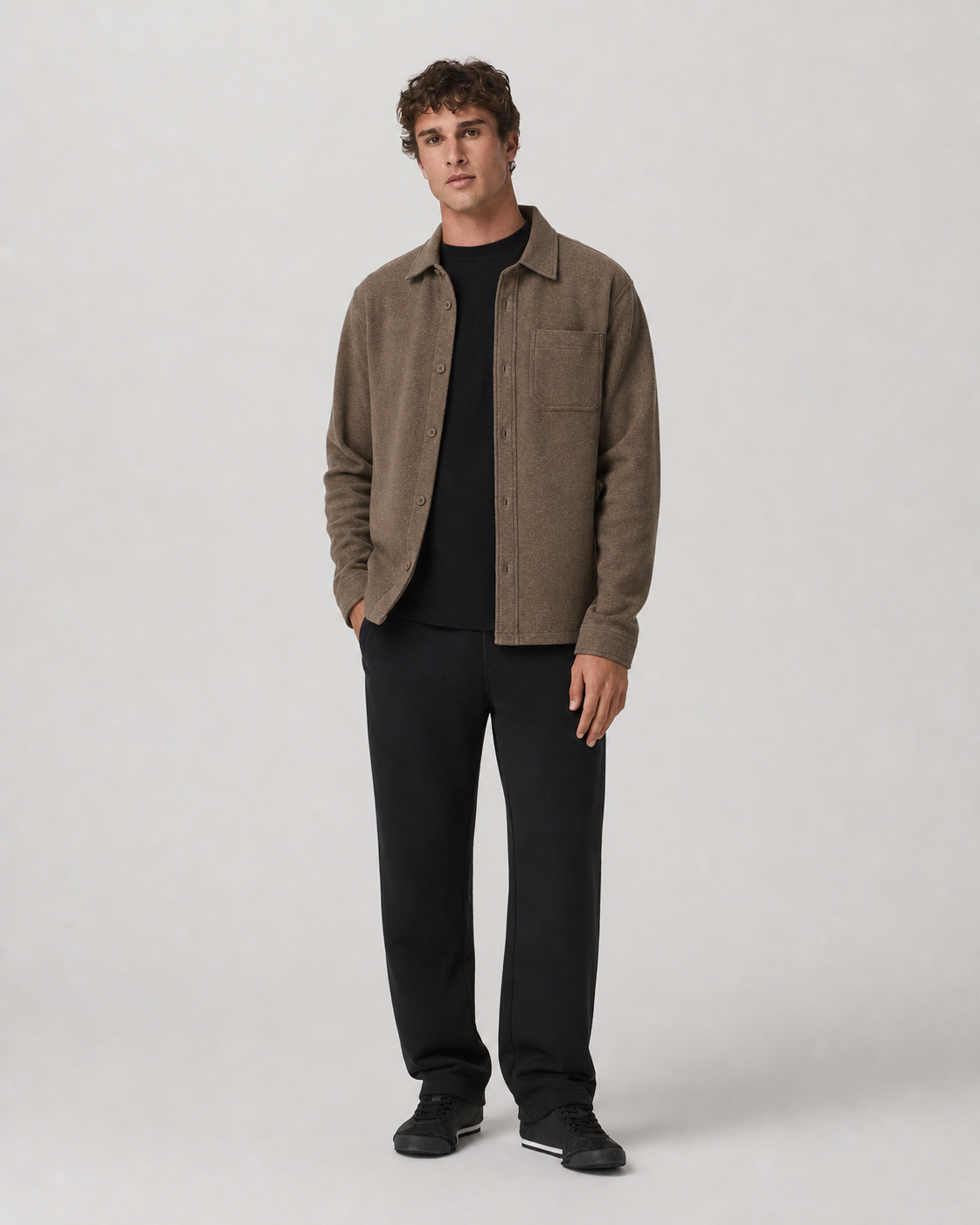 Brio Shirt Jacket - Pinecone Heather