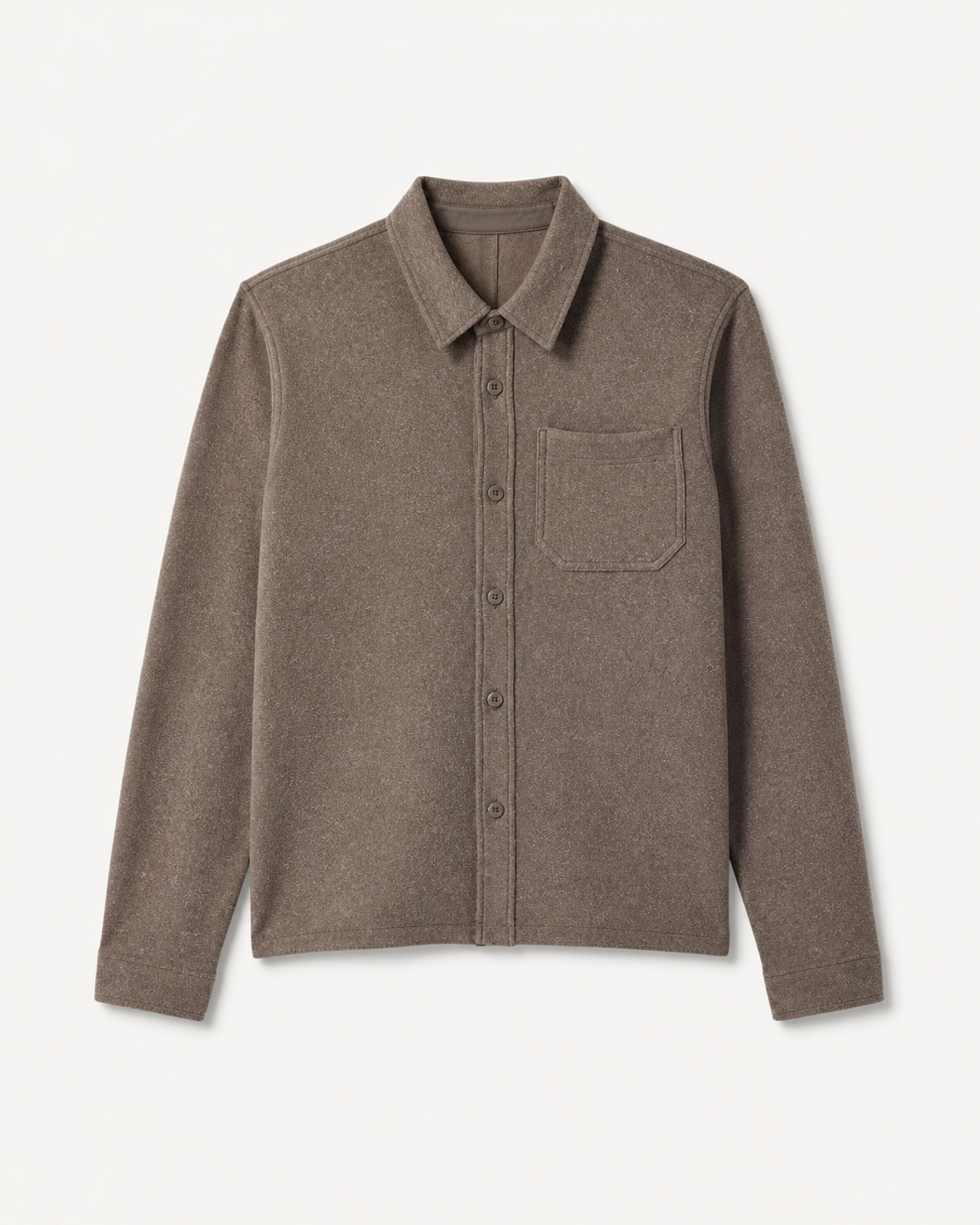 Brio Shirt Jacket - Pinecone Heather